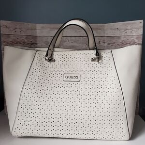 Guess Tote Bag  Small Handle White